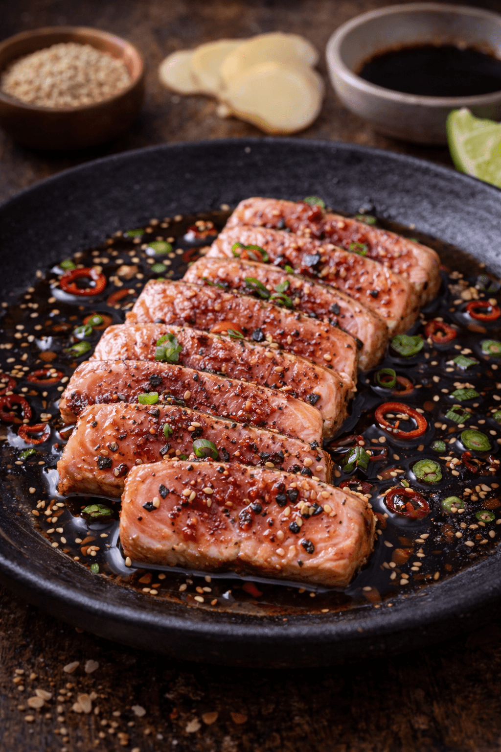 Sumaklı Ponzu Somon Tataki - 1