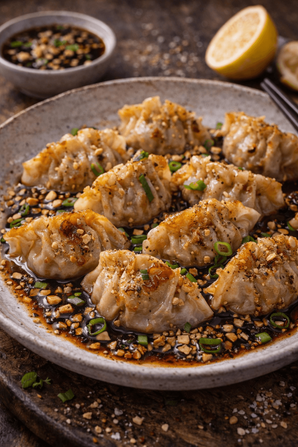 Ponzu Soslu Çıtır Mantı
