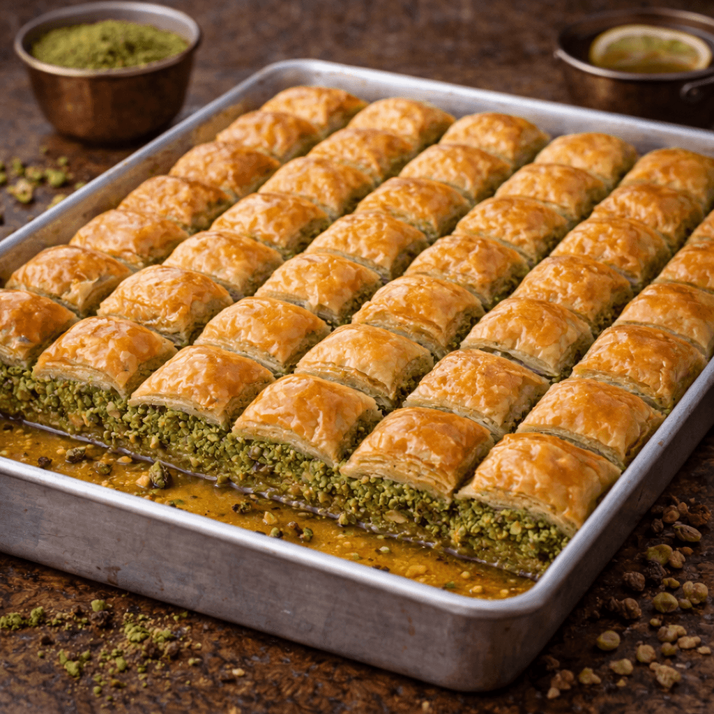 Tescilli Gaziantep Baklavası (Milimetrik Ölçü) - 1