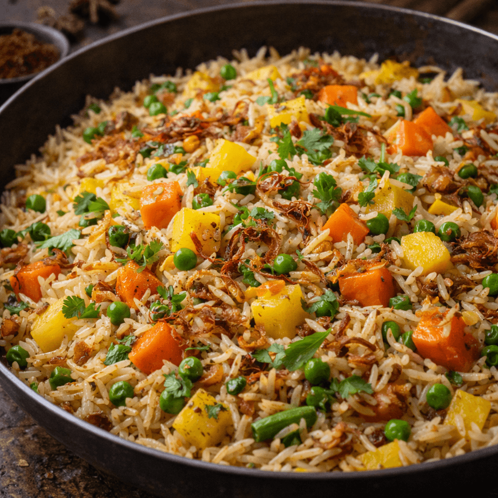 Sebzeli Biryani – Katmanlı ve Aromatik Hint Pilavı - 1
