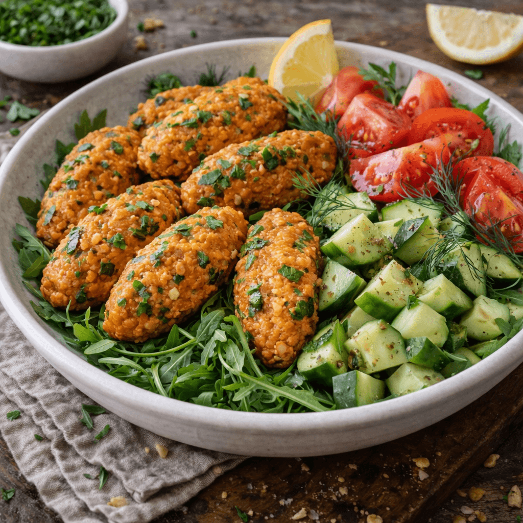 Kırmızı Mercimek Köfteli "Protein" Bowl