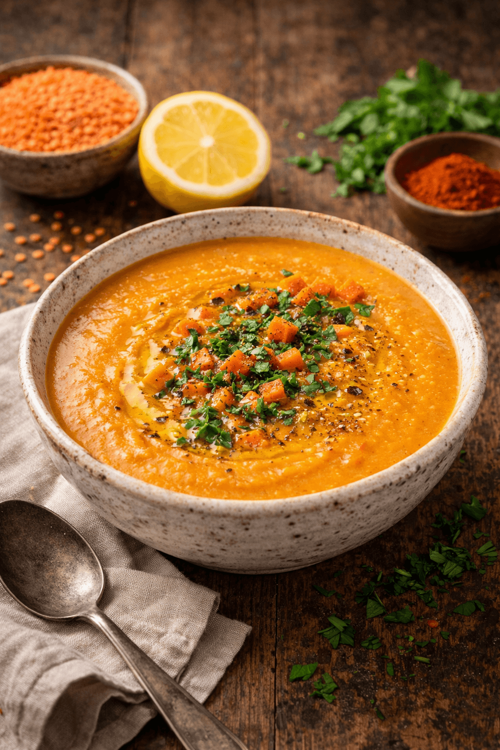Kırmızı Mercimekli ve Havuçlu "Protein" Çorbası - 1