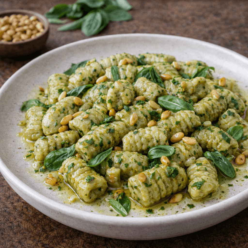 Fesleğenli ve Çam Fıstıklı "Fit" Gnocchi - 1