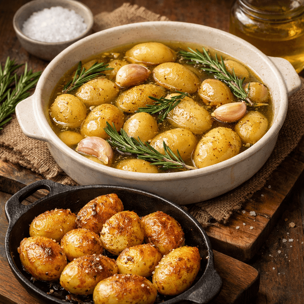 Ördek Yağında Konfi Patates - 1