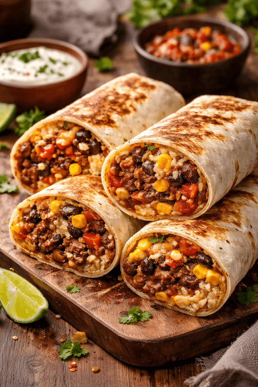 Meksika Usulü Etli Burrito - 1