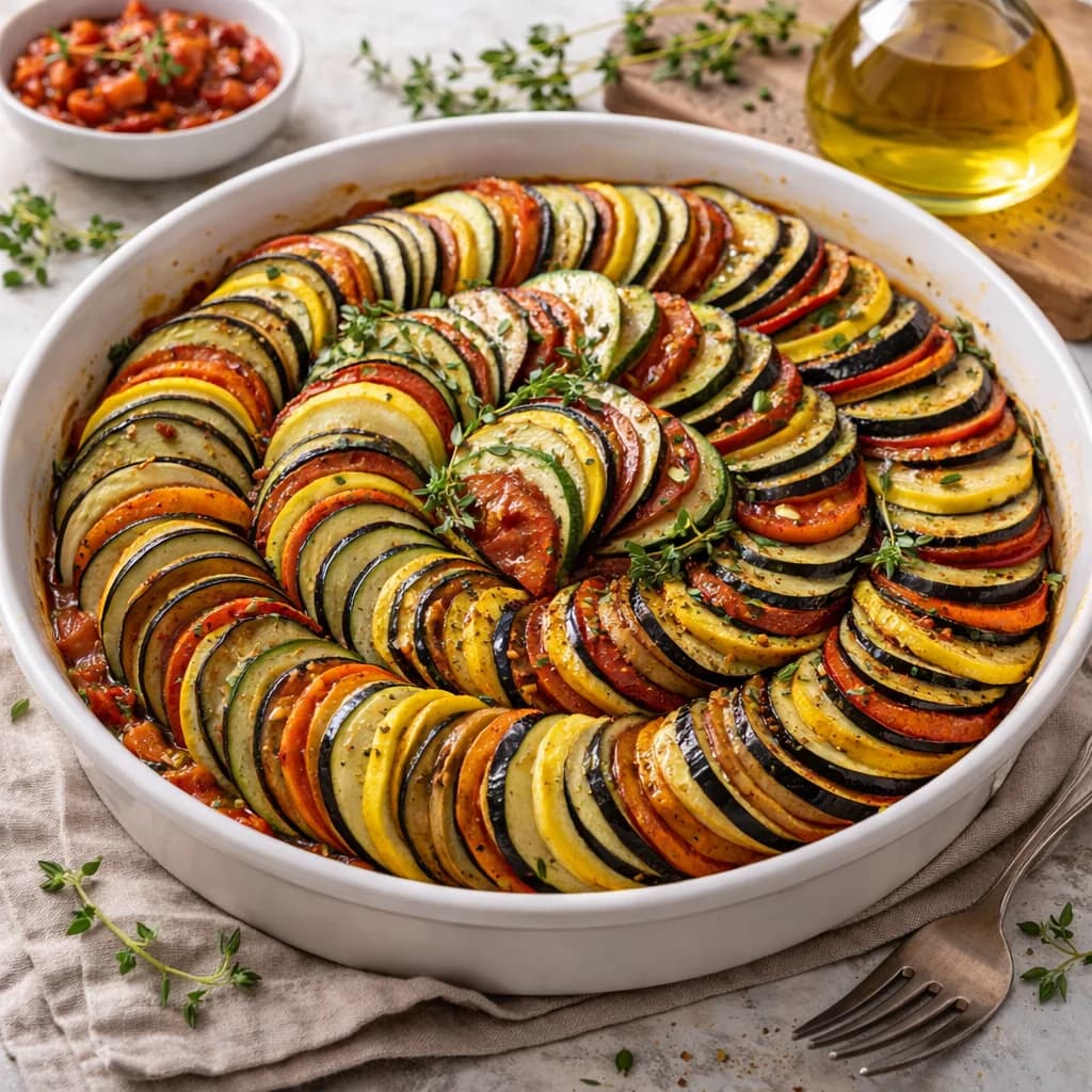 Confit Byaldi (Thomas Keller Usulü Ratatouille)