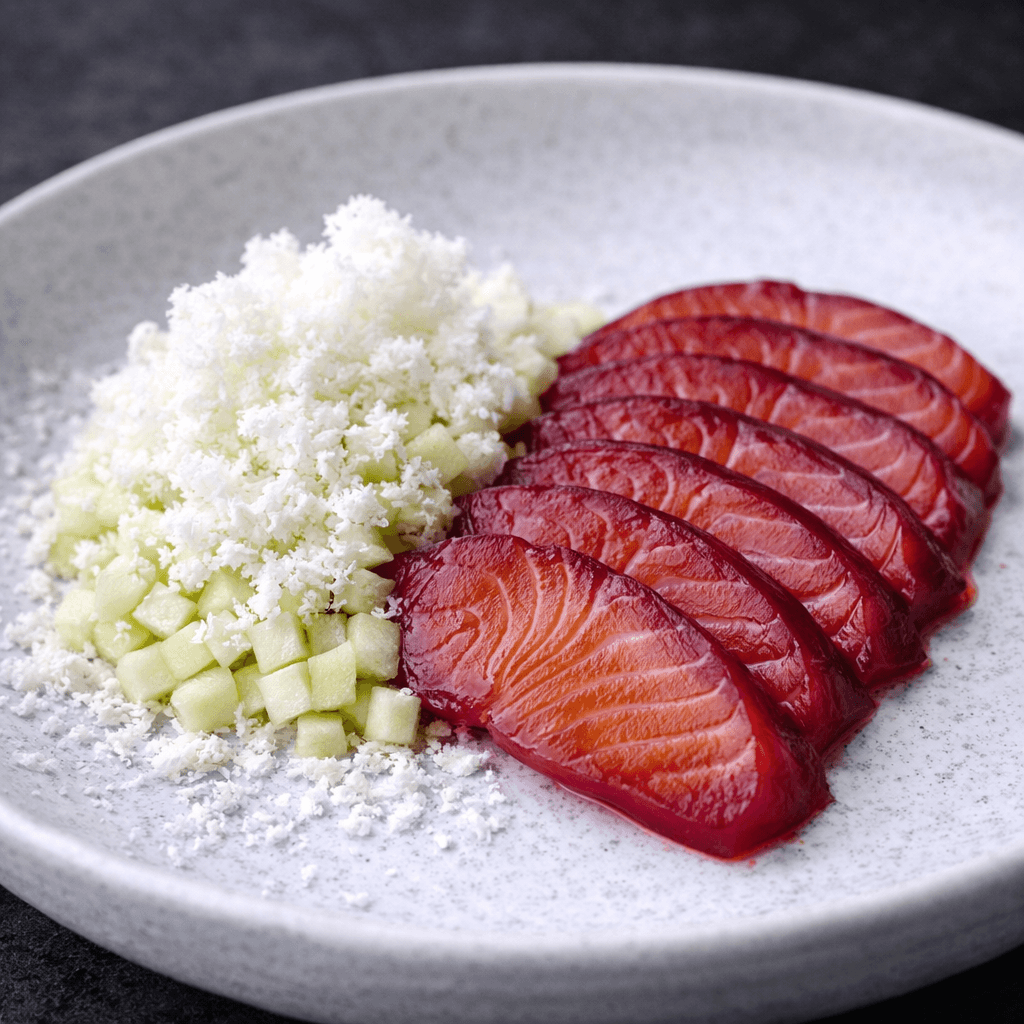 Pancar ile Kürlenmiş Somon & Kren (Horseradish) Karı