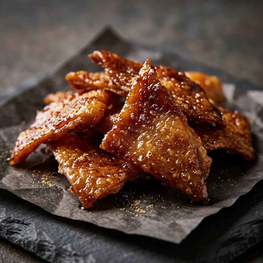 Soya Glazeli Çıtır Tavuk Derisi (Skin Crisps) - 1