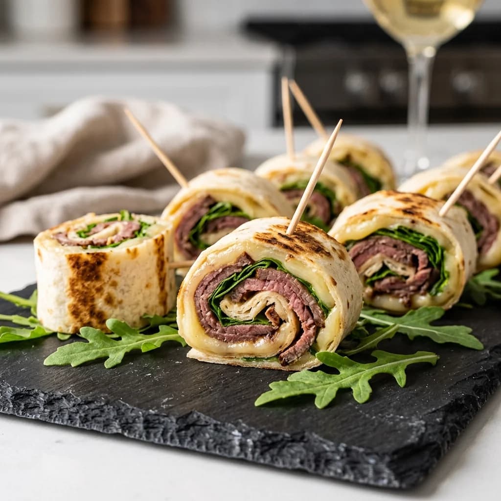 Tütsülenmiş Dana Füme ve Gravyerli Mini Wraps