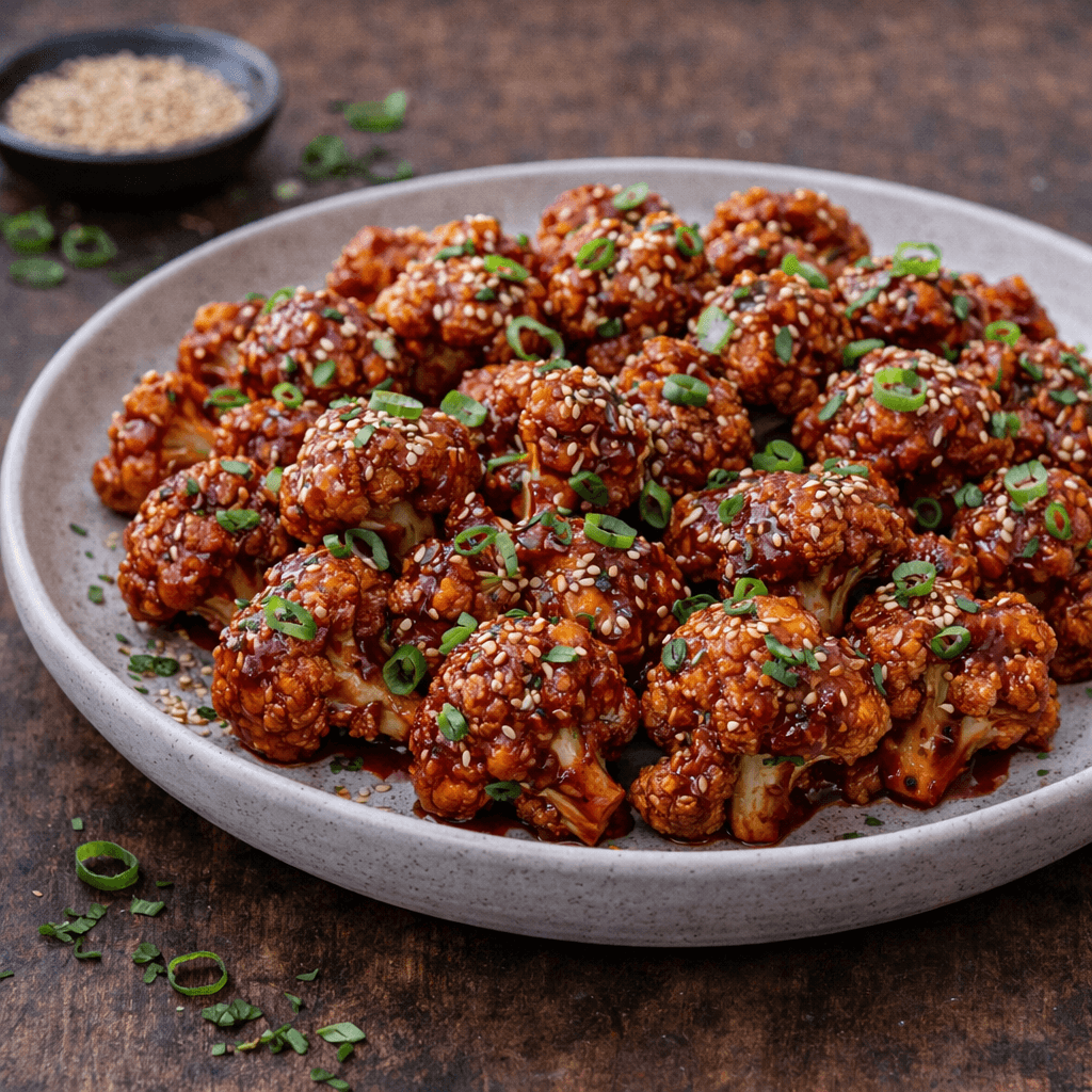 Kore Usulü Gochujang Soslu Çıtır Karnabahar