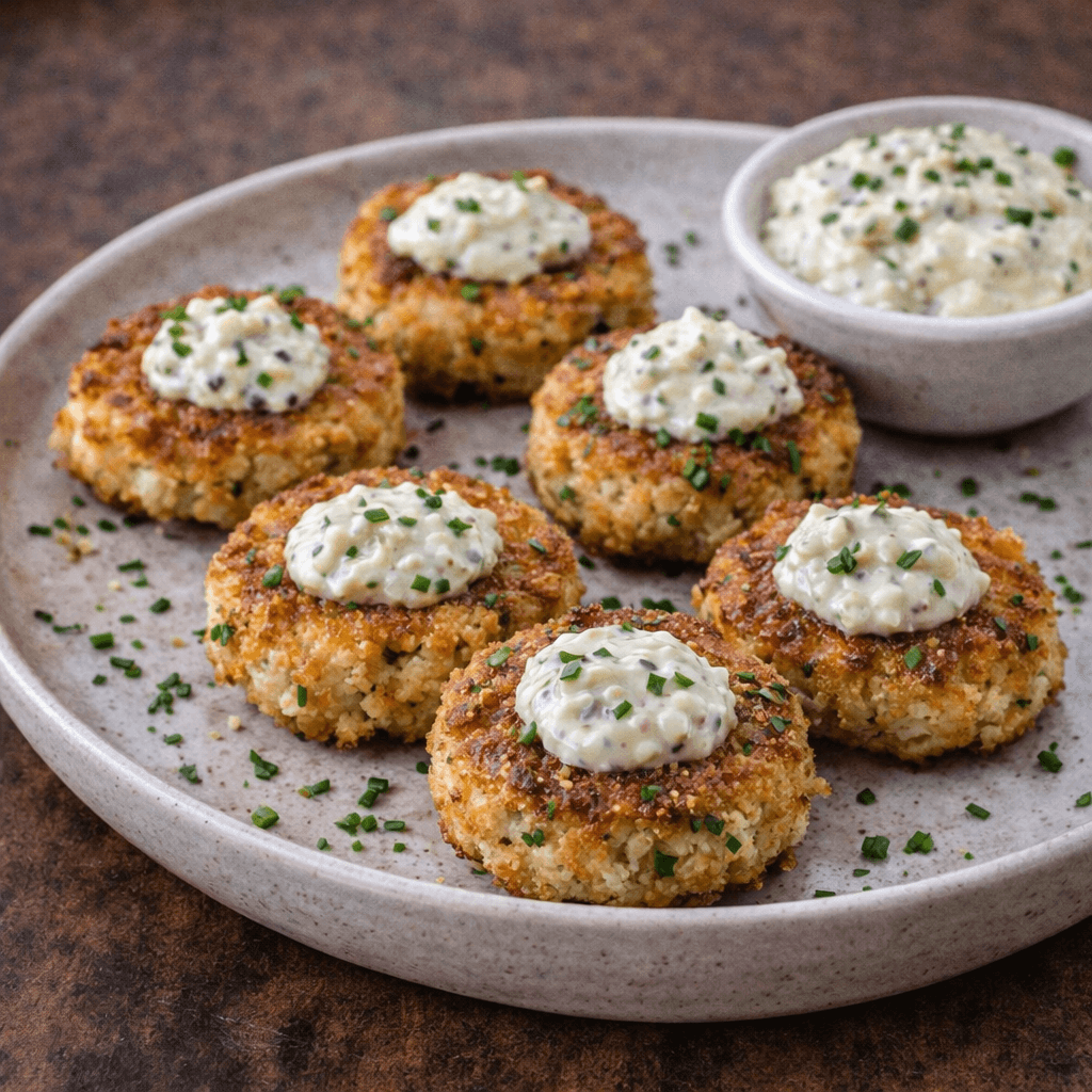Mini Yengeç Köfteleri (Crab Cakes) & Remoulade