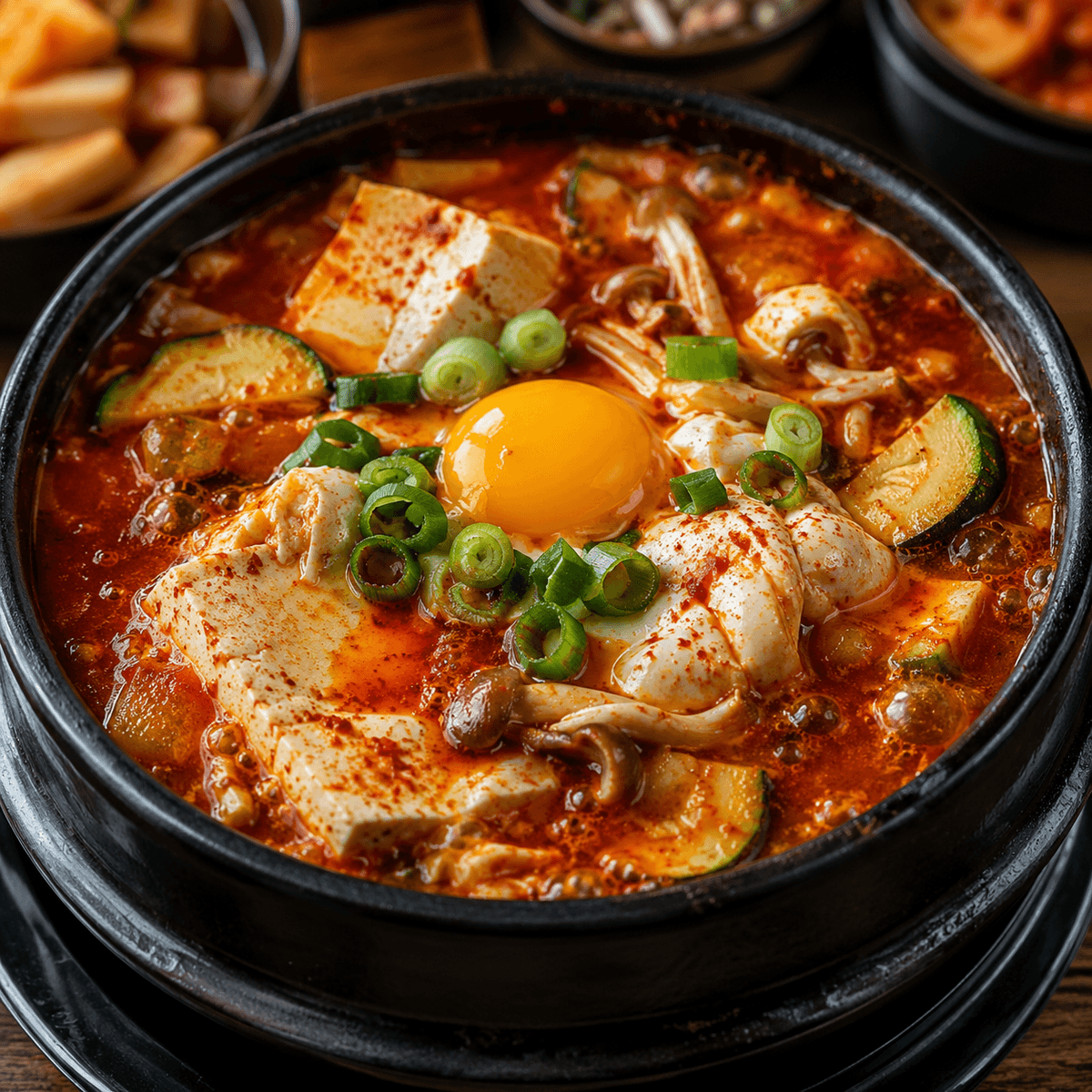 Acı Sıcak Sundubu Jjigae