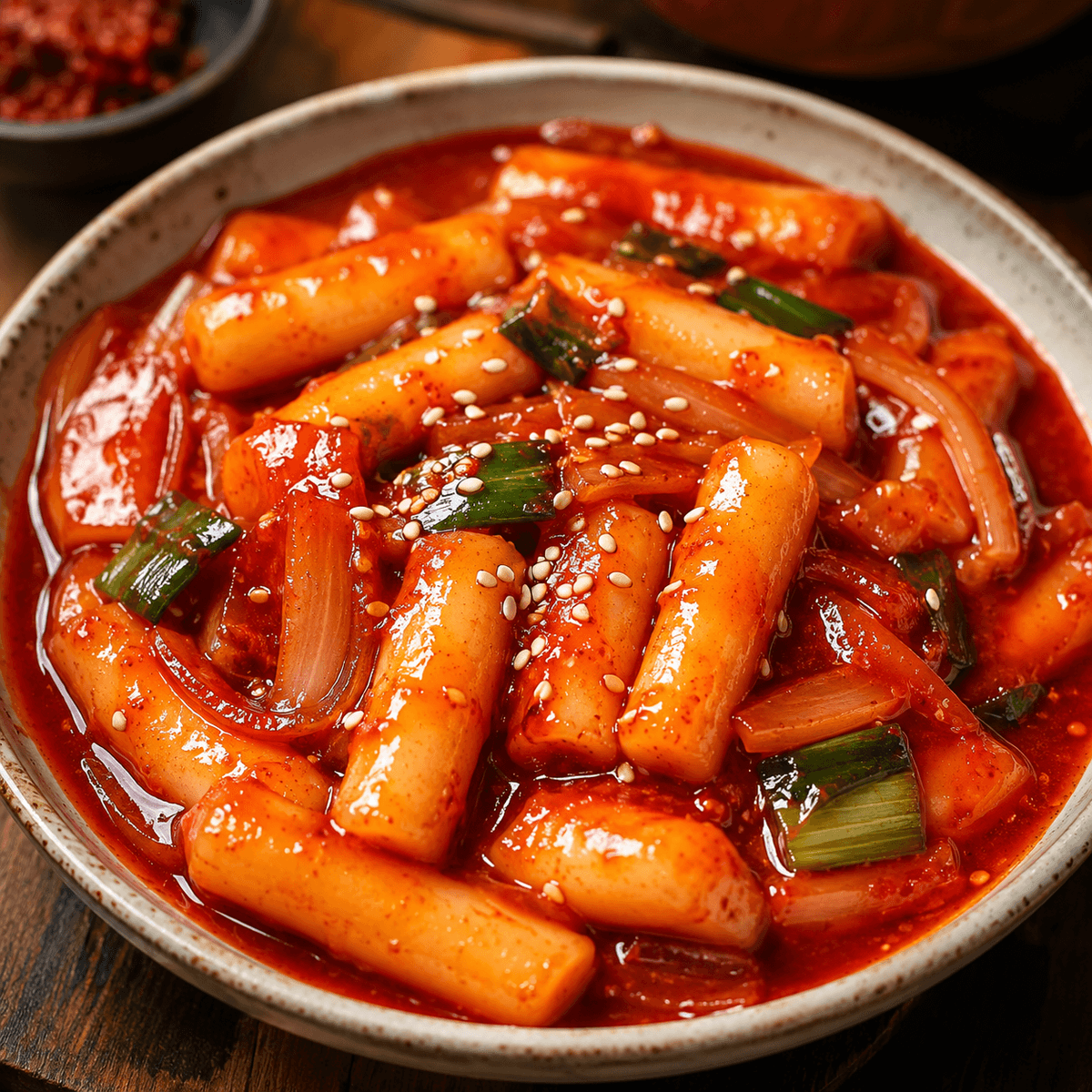 Acı Soslu Tteokbokki