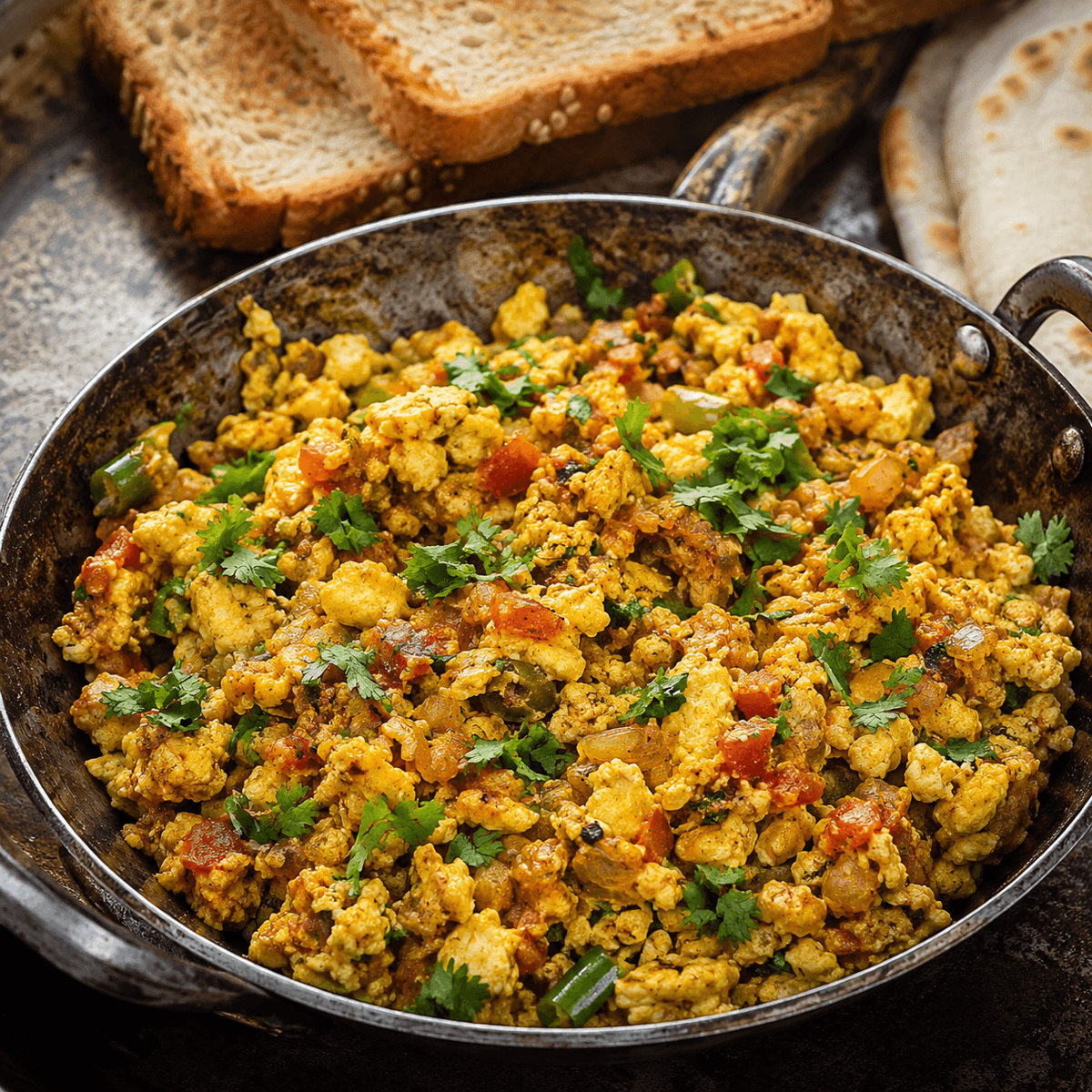 Baharatlı Yumurta Egg Bhurji - 1