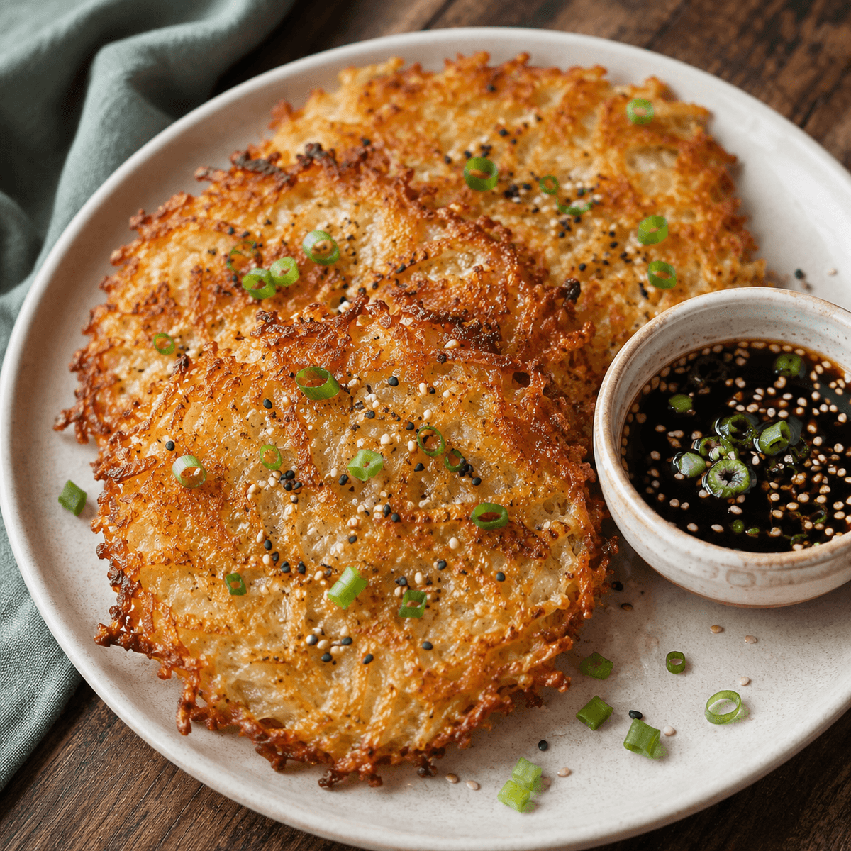 Çıtır Patatesli Gamja Jeon