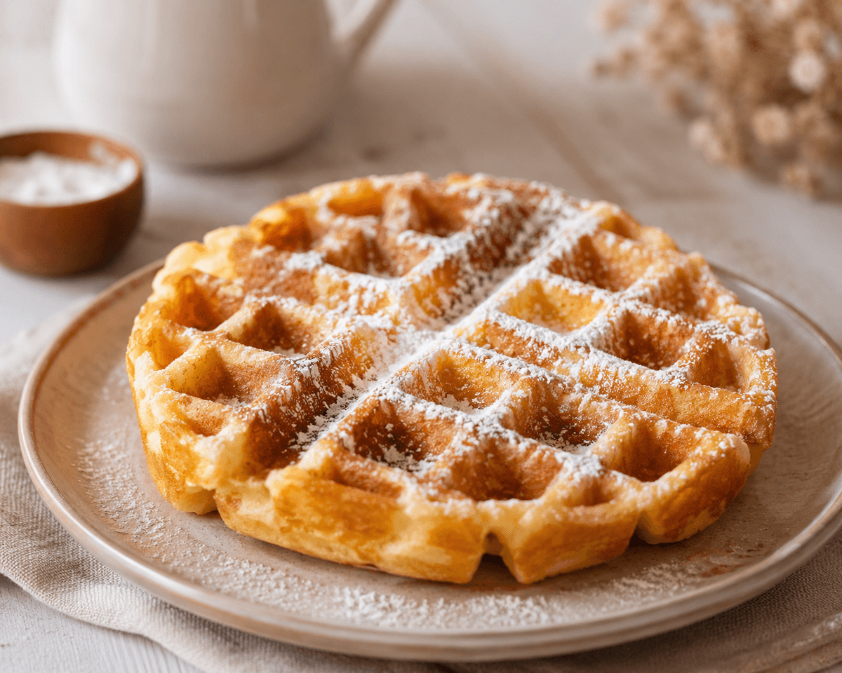 Çıtır Vanilyalı Waffle