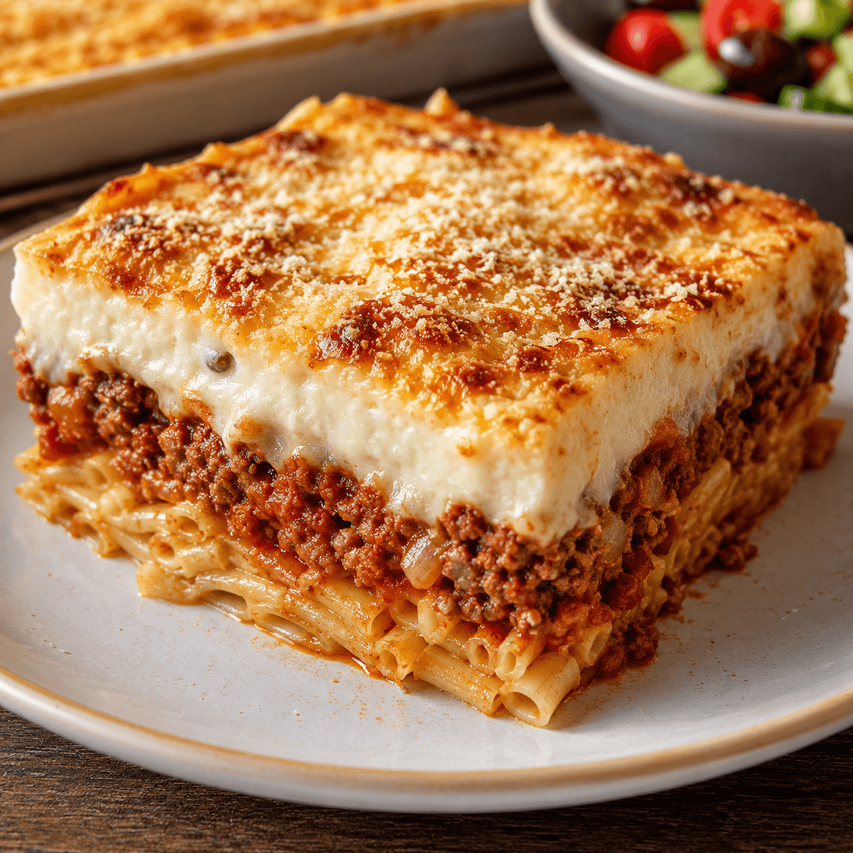 Domatesli Etli Pastitsio