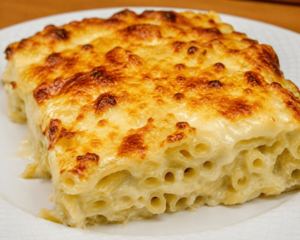 Kaşarlı Beşamelli Fırın Makarna