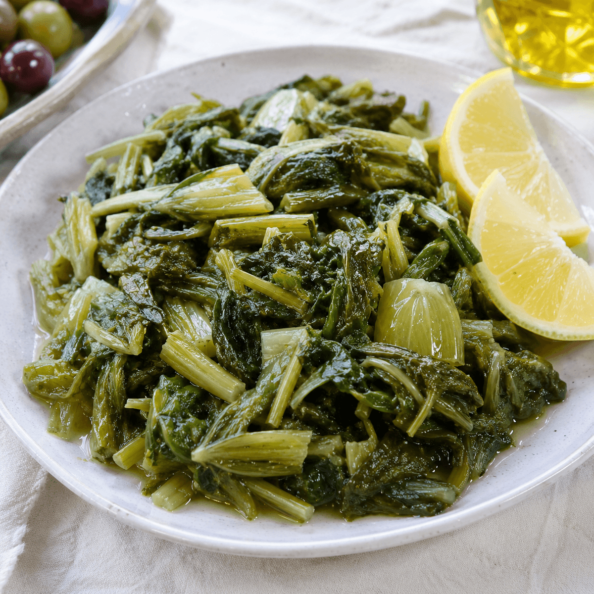Limonlu Haşlanmış Ot Horta