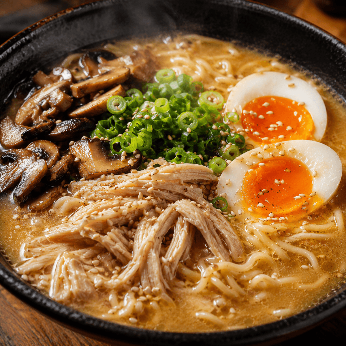 Miso Soslu Sıcak Ramen