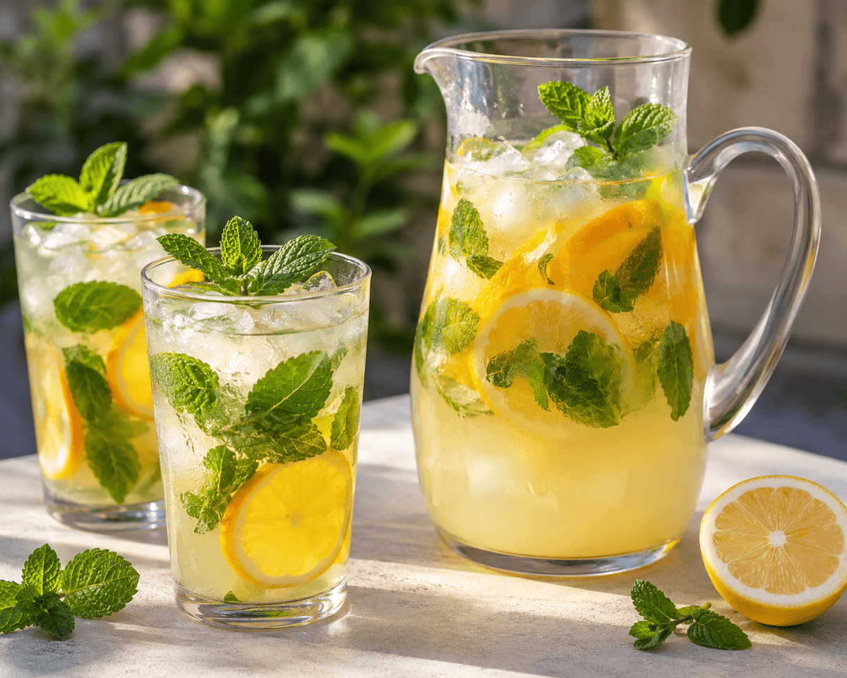 Naneli Ev Yapımı Limonata