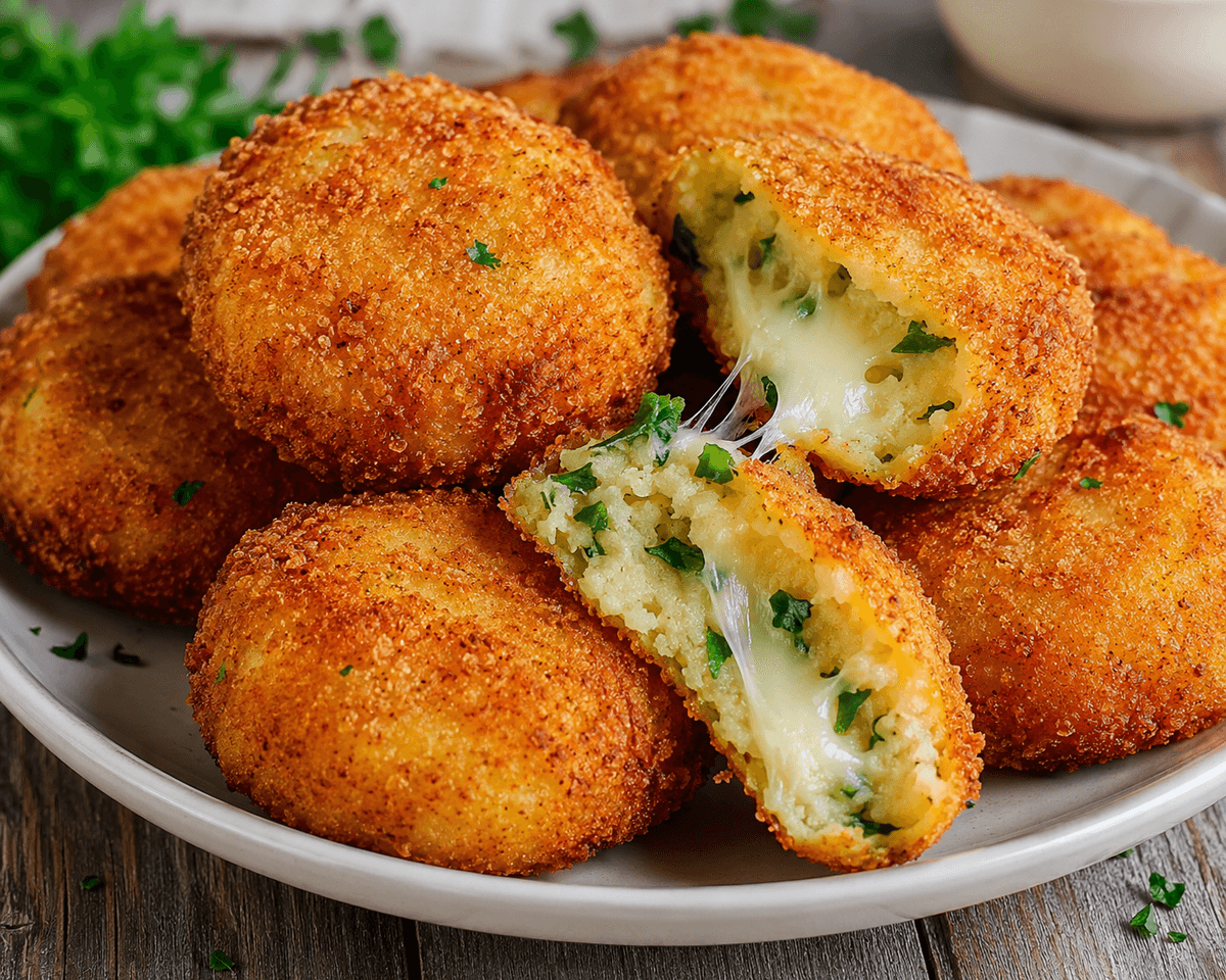 Peynirli Çıtır Patates Köftesi