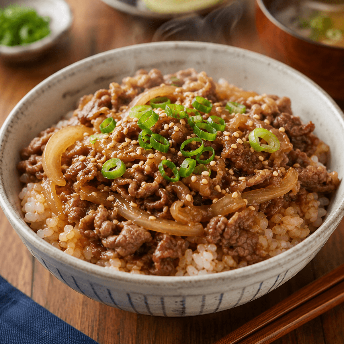 Soslu Etli Gyudon
