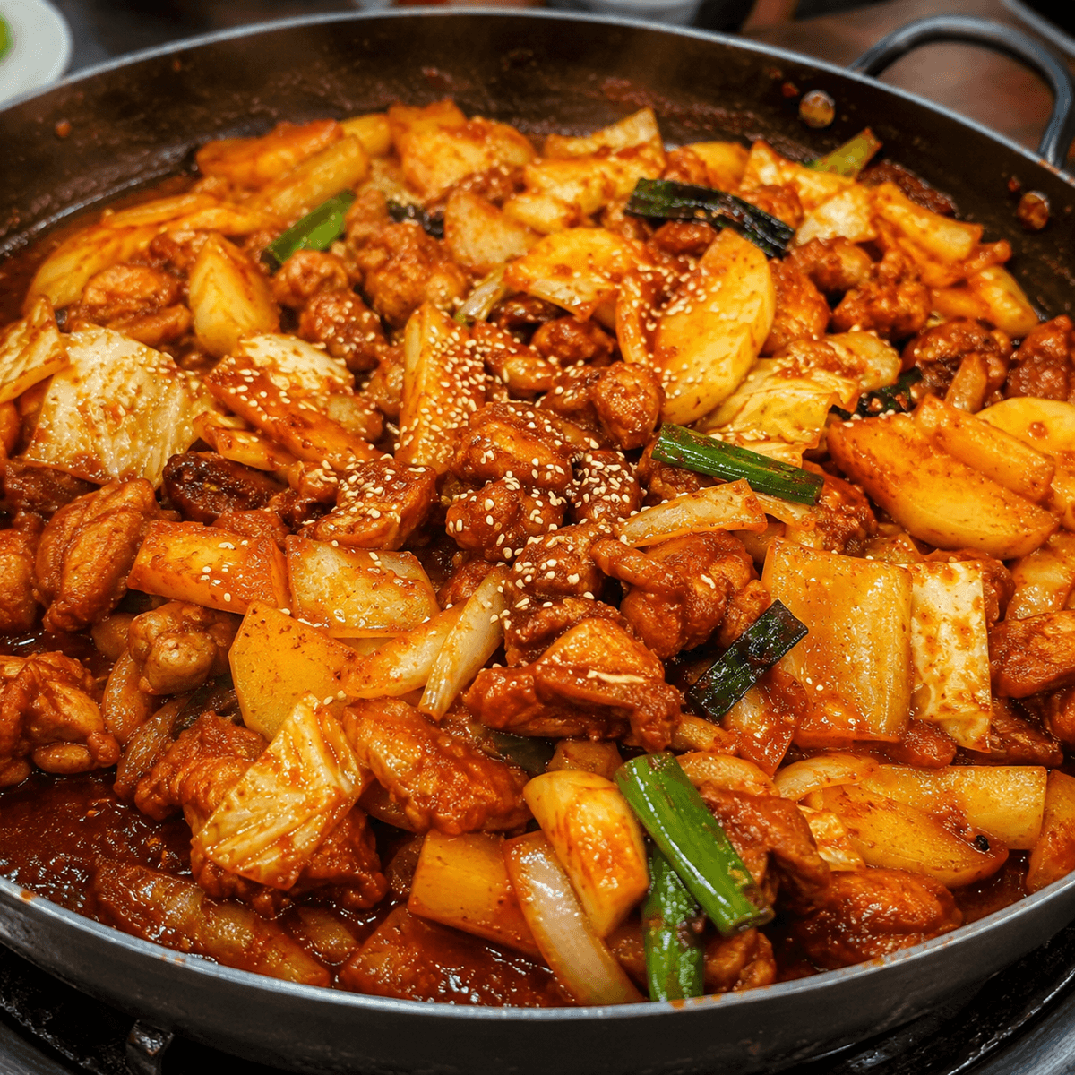 Soslu Tavuklu Dak Galbi