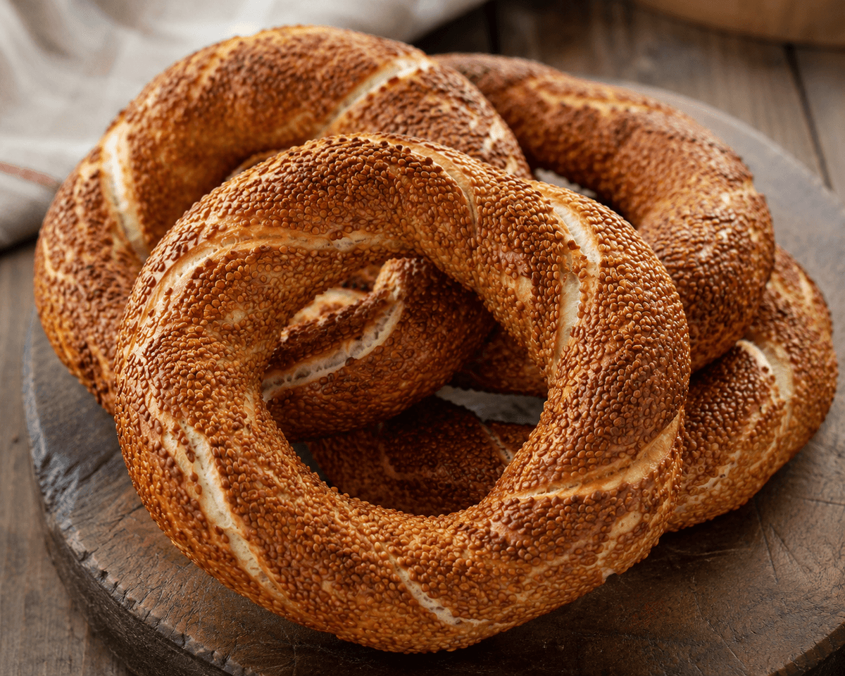 Susamlı Tuzlu Simit