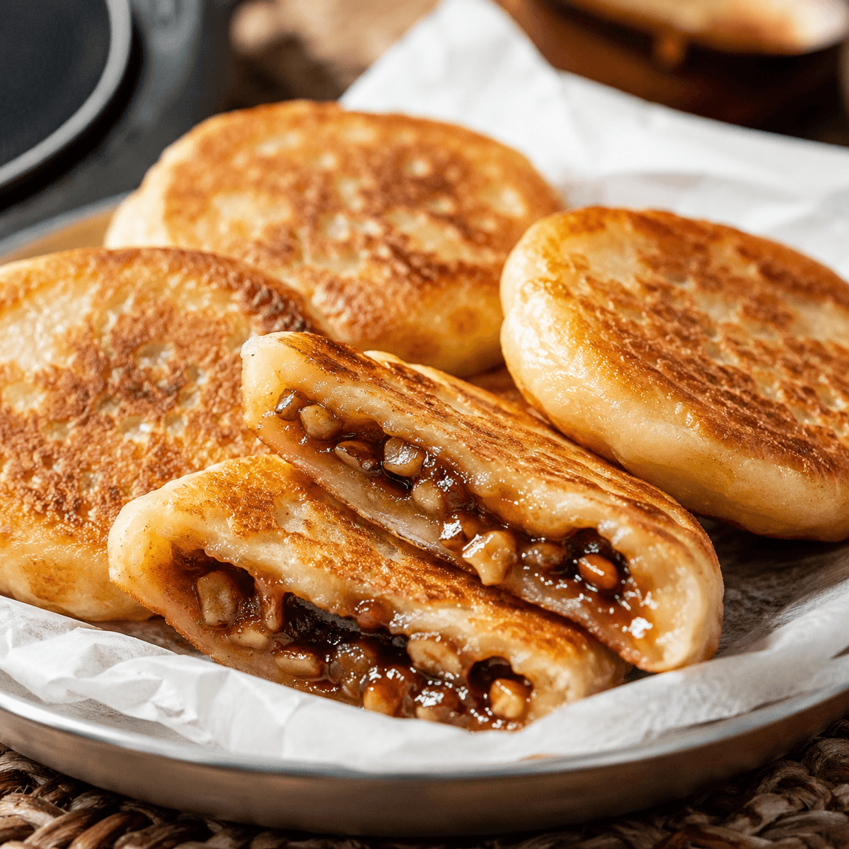 Tatlı Soslu Hotteok
