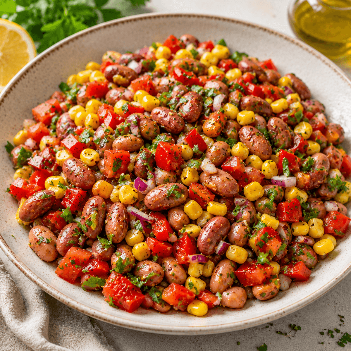 Tayland Usulü Acılı Tavuk Salatası